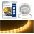 Cветодиодная LED лента FERON 60SMD(3528)/м, 4.8 Вт/м, 5м, IP65, 12V, желтый LS604 27674 