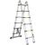 Телескопическая алюминиевая лестница STARTUL 2х5 ступеней ST9733-032 