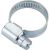 Червячный хомут СВК оцинкованная сталь, w1/9 мм, 16-25 мм SVK-GW1025 