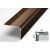 Порог угловой алюминиевый декоративный (54х41,8 мм, 1,35 м, Венге) ЛУКА УТ000005160 – изображение 2