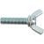 Барашковый винт ZAMETAL М8x30, DIN 316, оц., уп. 100 шт. ZA102095 – изображение 2