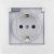 Розетка с заземлением, шторками и крышкой IP-44 Simon 1590450-030 