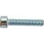 Винт с внутренним шестигранником МЕТАЛЛСЕРВИС M6x30 DIN 912 цинк, 50 шт. 1239383 