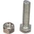 Болт с ш/г полная резьба Качественный КРЕПЕЖ набор DIN 933 12х50 10 шт 0301079 КЧ 