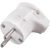 Разборная угловая вилка АБК-СИЛА с заземляющим контактом 16А 220В белая 2901007 – изображение 4