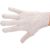 Трикотажные легкие перчатки Gigant с покрытием ПВХ-точка, 10 класс, белые GGC-9 – изображение 2
