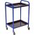 Тележка для инструментов Zatesov две полки, открытая TT-02-BLUE 