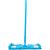 Швабра для пола PERFECTO LINEA Solid с насадкой из шенилла, голубая 43-492032 