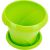 Кашпо Martika Флориана с поддонником, 0.3 л, диам. 100 мм, салатовое С383САЛ – изображение 3
