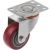 Колесо аппаратное полиуретановое поворотное с площадкой 31075S (75 мм; 100 кг) А5 1005790 