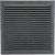 Решетка вентиляционная вытяжная (190x190 мм; пластик; графит) ВИЕНТО 1919В-графит 