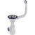 Сифон для мойки Aquant 3 1/2"х40 с мет.реш. с круглым переливом B0142-29-MR 