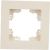 Одноместная горизонтальная рамка UNIVersal серия афина слоновая кость ivory еврослот A0053-I – изображение 4