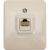 Информационная розетка ЭРА 11-3203-02, RJ45, ОУ, IP20, Эксперт, слоновая кость Б0020731 