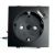 1-местная розетка STEKKER с заземлением (механизм) с USB, серия Эрна, PST16-9111-03 49155 