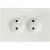 Лицевая панель 2-местной розетки EKF Валенсия без заземления 10А жемчуг с защитными шторками PROxima ESR10-L-102-50 – изображение 4