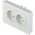 Розетка GUNSAN 2 поста Eqona без заземления белый 16401100-100149 – изображение 2