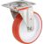 Колесо поворотное с кронштейном из нержавеющей стали (150 мм; 300 кг; термопластичный полиуретан/полиамид) Tellure rota 604411 – изображение 6