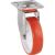 Колесо поворотное с кронштейном из нержавеющей стали (150 мм; 300 кг; термопластичный полиуретан/полиамид) Tellure rota 604411 – изображение 3