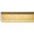 Плинтус Cosca интерьерный багет, 90 мм, античное золото СПБ029378 