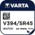 Батарейка Varta 394 (SR936SW) BL1 Silver Oxide 1.55V 00394101111 – изображение 3