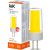 Светодиодная лампа IEK cob капсула 3вт 230в 3000к керамика g4 LLE-COB-3-230-30-G4 