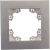 Одноместная горизонтальная рамка UNIVersal серия афина шампань еврослот A0053-Br 