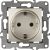 Розетка ЭРА 12-2102-04 2P+E Schuko со шторками, 16A-250В, IP20, шампань Б0014690 