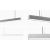 Линейный подвесной светодиодный светильник Apeyron 40Вт, ip40, 4x4х118 см, цвет - серебро / 30-11 – изображение 12