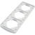 Тройная горизонтальная белая рамка TDM Валдай SQ1804-0019 – изображение 4