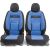 Получехлы на передние сиденья AUTOPROFI COMFORT COM-0405 BK/BL – изображение 2