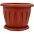 Горшок для растений Martika Фелиция терракотовый 0.9л, диам. 140 мм, с поддонником С102Т 