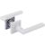 Дверная ручка НОРА-М 108К AL белый 17239 