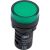 Лампа IEK AD-22DS, сигнальная, зеленая, светодиод 12В. BLS10-ADDS-012-K06 