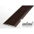 Порог прямой алюминиевый декоративный ЛУКА (60 мм, 1,35 м, дуб венге) УТ000012444 – изображение 2