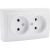 Розетка NILSON 2ОП белая Themis naturel 26111024 – изображение 2