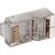 Экранированный коннектор RJ-45 8p8c TWIST cat. 6, 100шт. CN-8P8C-C6-SH-TWCS/100 