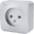 Наружная розетка Schneider Electric Blanca Алюминий, без заземления, без шторок, 16А, 250В SE BLNRA000113 – изображение 2