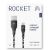 Зарядный кабель ROCKET Contact USB-A,Lightning 1м, тканевая оплетка RDC502BW01CT-AL – изображение 3