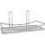 Полка для ванной FORA ""fresh"" решетчатая, прямая, хром FOR-FR032CR 