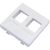 Адаптер DATAREX mosaic 45x45 мм для модуля keystone 2 порта белый DR-5303 