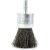 Щетка концевая для дрели 28х6 мм, проволока нержавеющая сталь 0.3 мм SIT 2495 