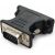 Переходник Cablexpert VGA-DVI-I15M/25F пакет A-VGAM-DVIF-01 черный – изображение 2