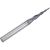 Фреза спиральная двухзаходная конусная сферическая (1х30х70 мм; угол 2A°-9.5; R 0.5 мм; хв-к 6) AL2QX6.30.1 DJTOL 483 – изображение 2
