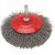 Щетка-крацовка коническая со шпилькой (100 мм; стальная витая проволока) Pobedit 2132010 