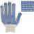 Хлопчатобумажные перчатки с ПВХ LAIMA Эконом, 10 класс, 26-28 г, 83 текс, белые, 100 пар 608680 – изображение 7