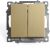 2-клавишный механизм выключателя STEKKER 250в, 10а, серия катрин, золото, gls10-7104-08, 49216 