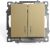 Механизм 2-клавишного выключателя c индикатором STEKKER 250в, 10а, серия катрин, золото, gls10-7102-08, 49217 – изображение 2