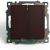 2-клавишный переключатель (механизм) STEKKER gls10-7107-04, 250v, 10а, серия катрин, шоколад, 49170 – изображение 2