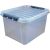 Ящик для хранения с крышкой ПОЛИМЕРБЫТ ПРОФИ Комфорт 36 л, прозрачный 63200795 437950000 